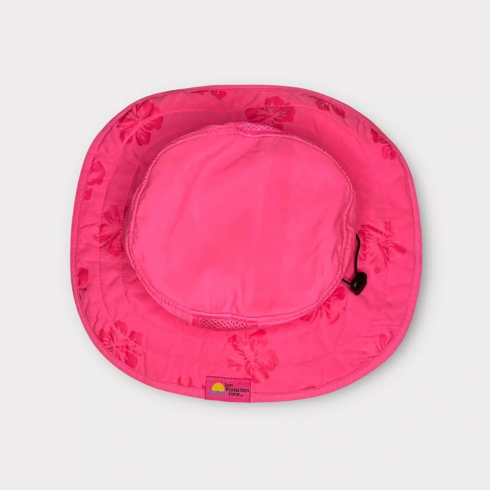 Sun Protection Zone Pink Floral Hat